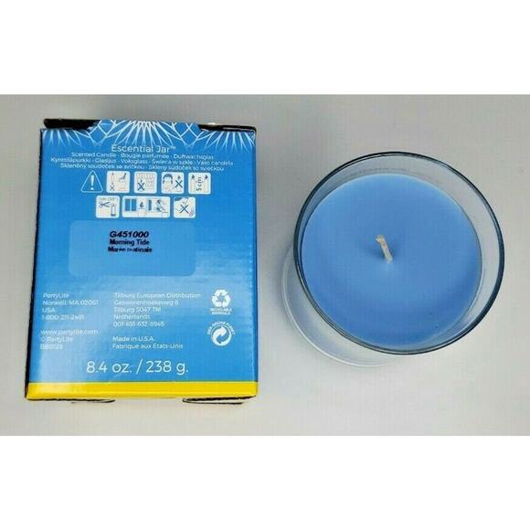 Partylite Essential Jar Candle New In Box Morning Tide p2h/g451000 - Picture 2 of 2